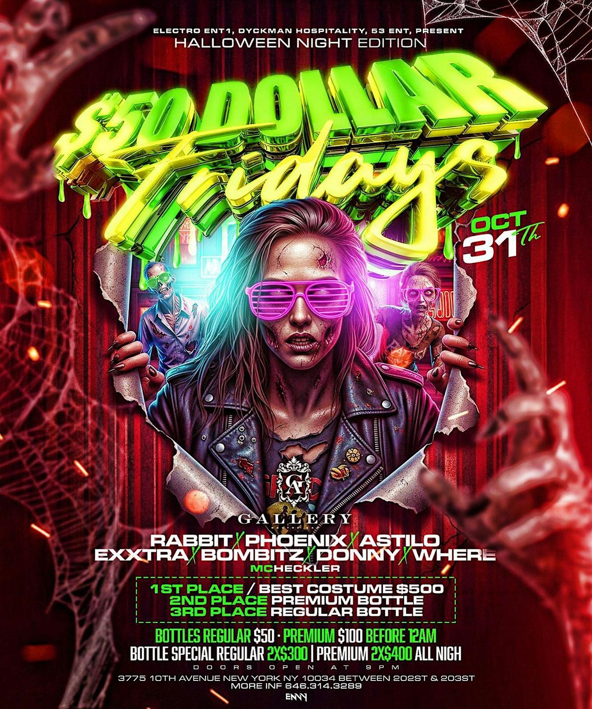 $50 FRIDAYS HALLOWEEN NIGHT