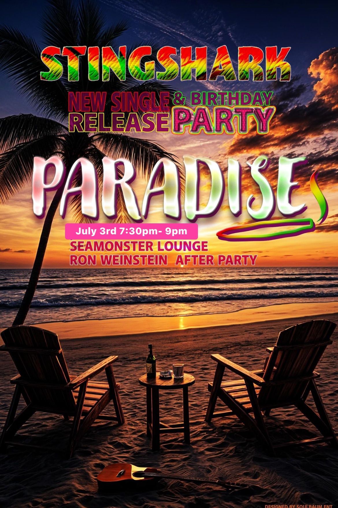Stingshark Single Paradise Release Party