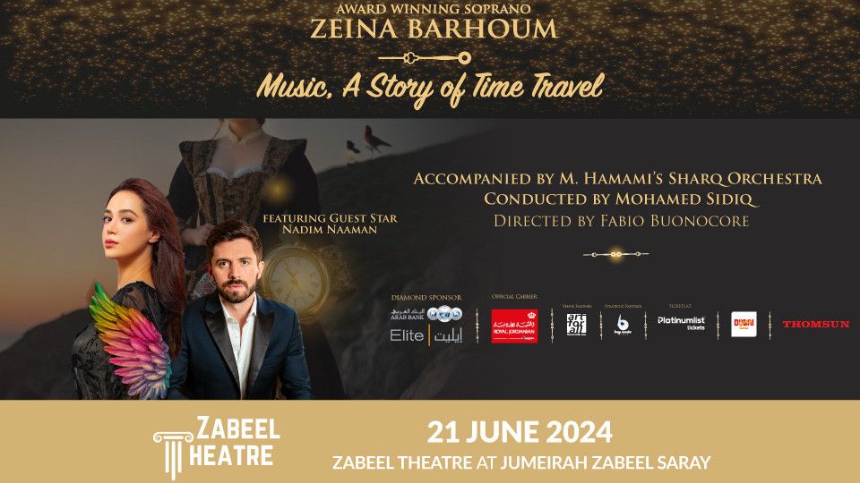 Award Winning Soprano Zeina Barhoum at Zabeel Theatre, Dubai