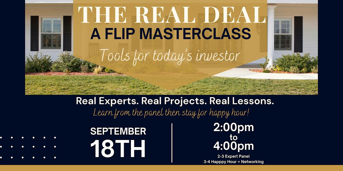 The Real Deal: A Flip Masterclass