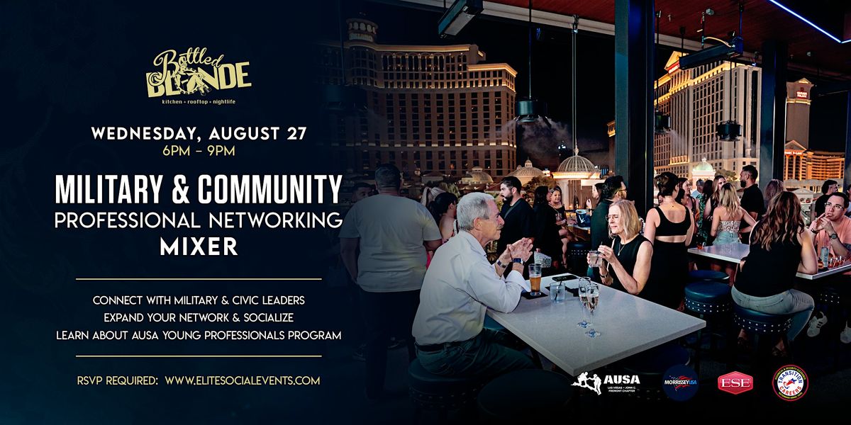 Military and Community Networking Mixer at Bottled Blonde