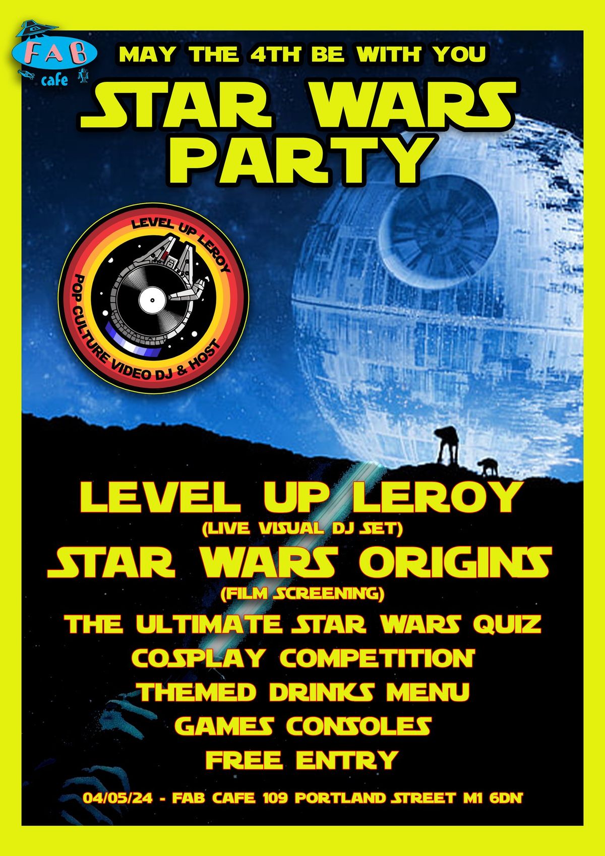 STAR WARS PARTY! (May The 4th Be With You)