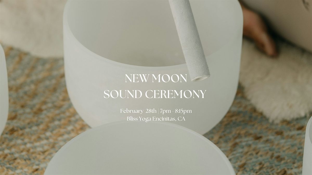 7 PM New Moon Sound Bath Ceremony