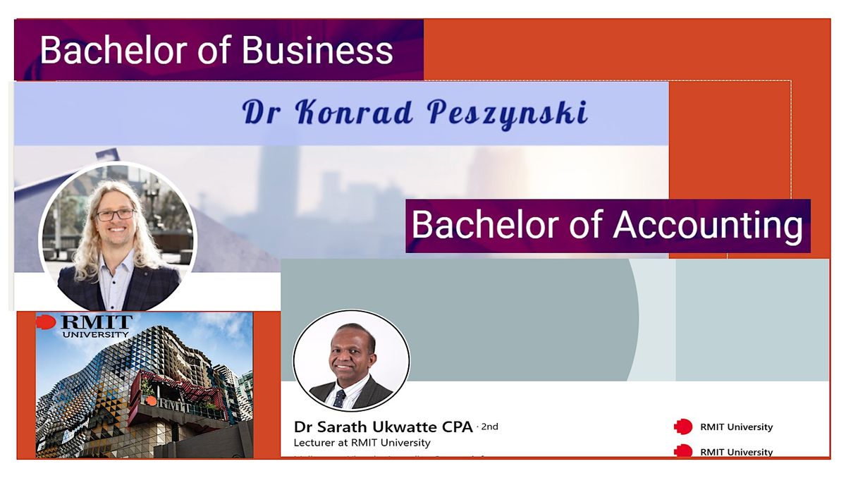 Pathways Into Bachelor of Business and Accounting