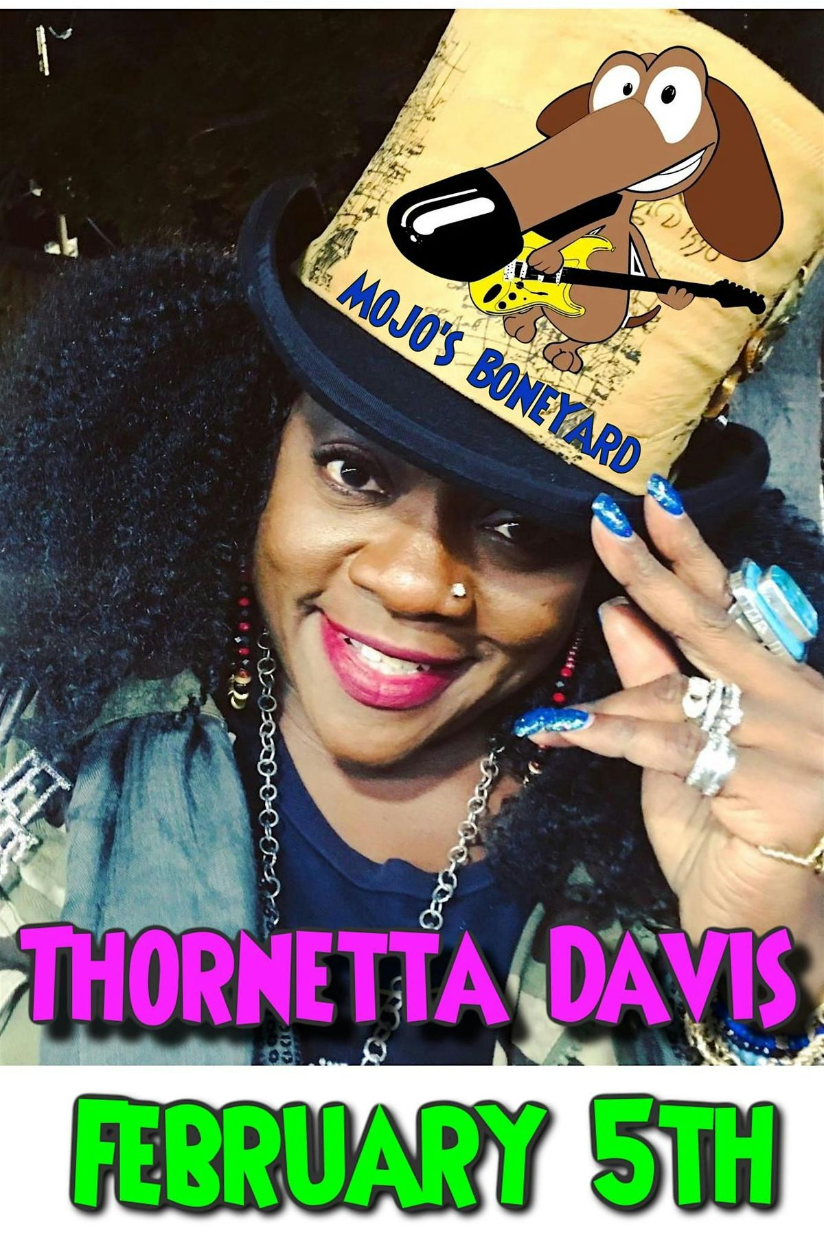 THORNETTA DAVIS~Detroit's Queen of the Blues at Mojo's!