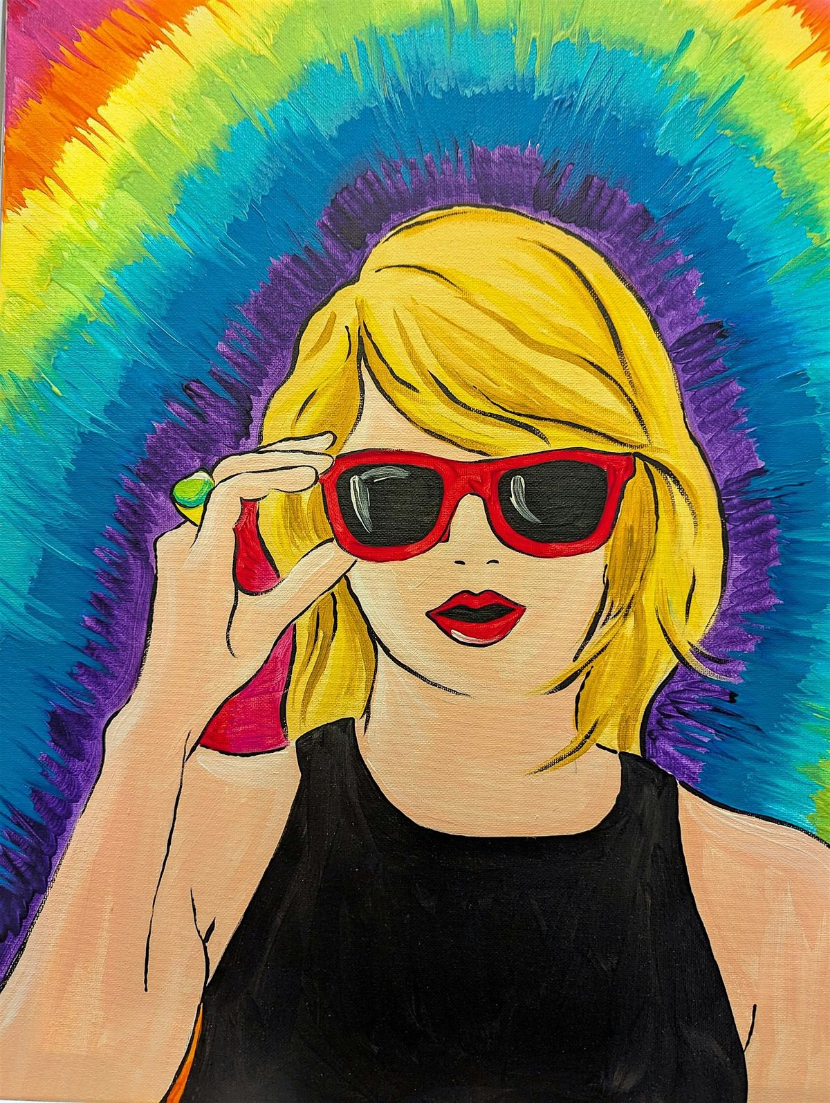 Taylor Swift Paint and Sip Party at Pemberton Coffeehouse