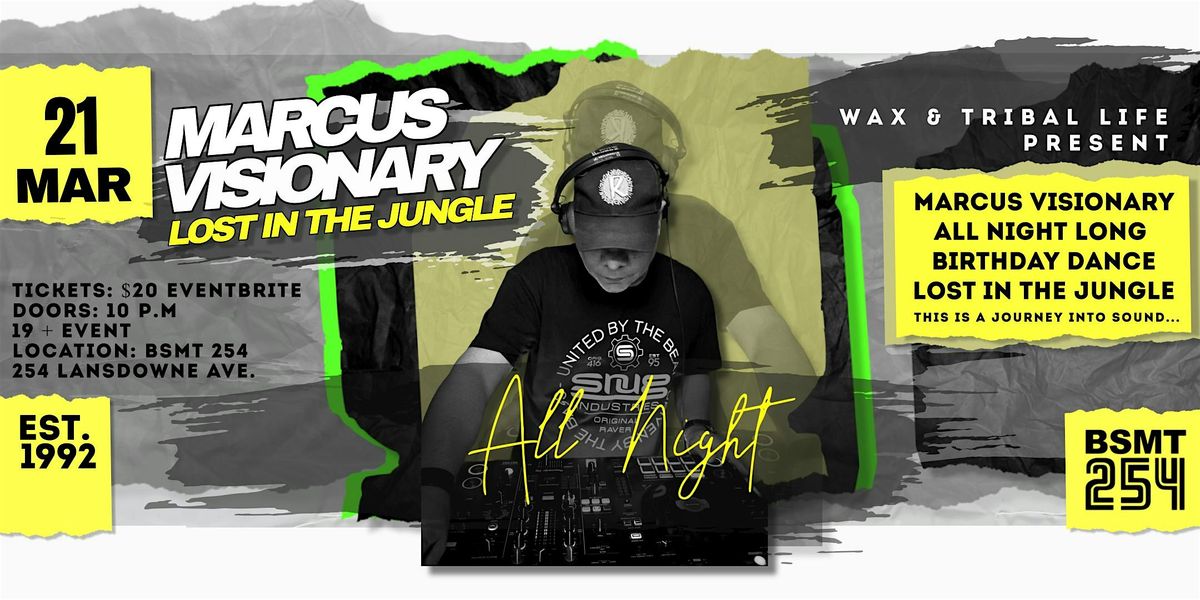 MARCUS VISIONARY - LOST IN THE JUNGLE