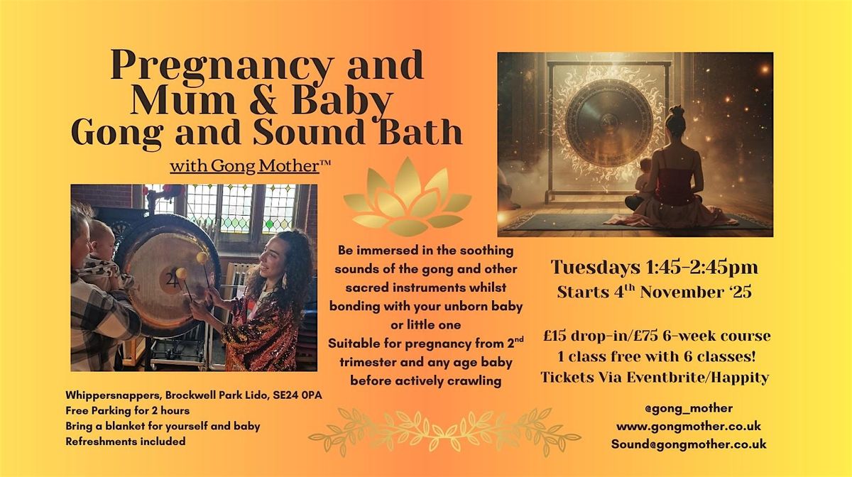 Pregnancy and Mum & Baby Gong and Sound Bath