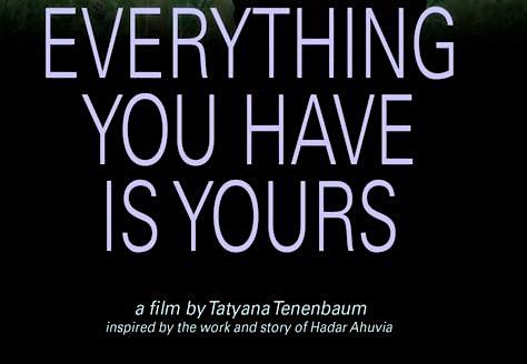 Everything You Have Is Yours - Free Film Screening and Conversation