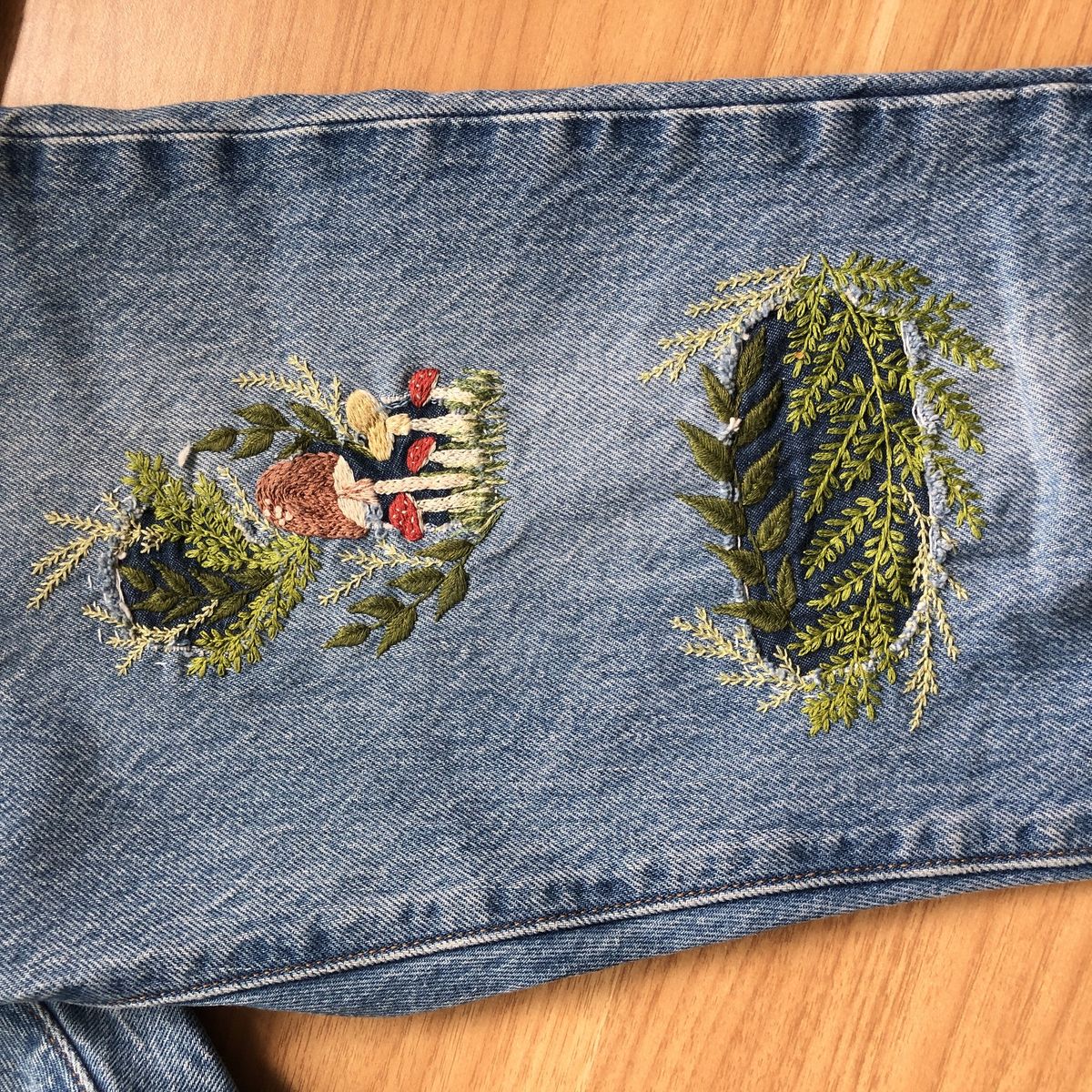 Embroidered Patch Mends Workshop