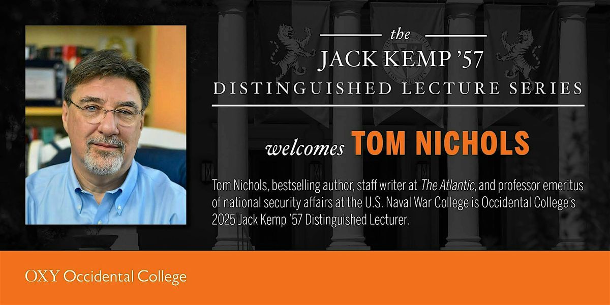 Tom Nichols at Occidental College