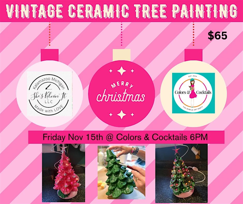 Ceramic Christmas Tree Painting