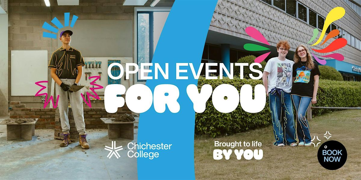 Chichester College Open Event - Saturday 8 November