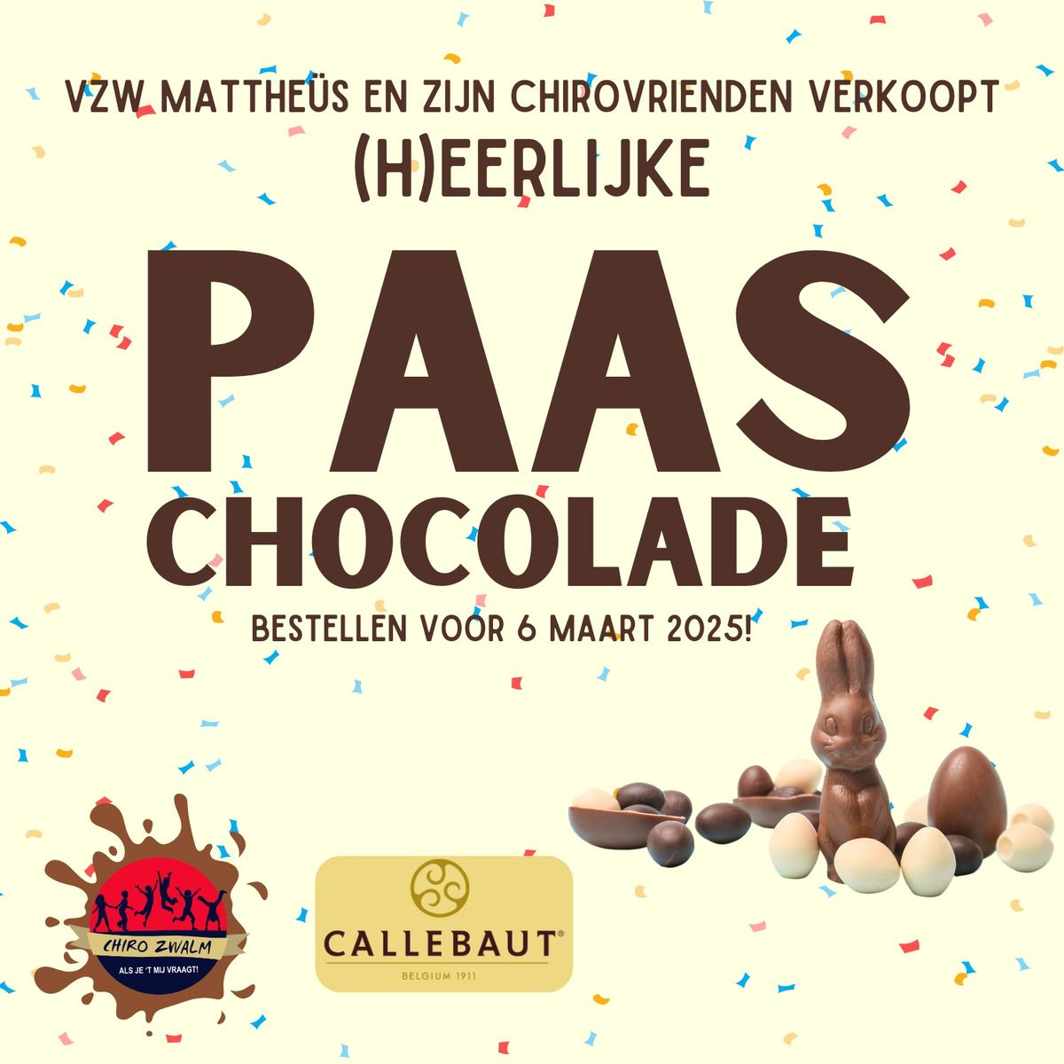 (H)EERLIJKE PAAS CHOCOLADE \ud83c\udf6b