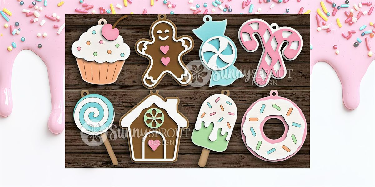 Candy Ornaments\/Gift Tags - You Can Paint Studio