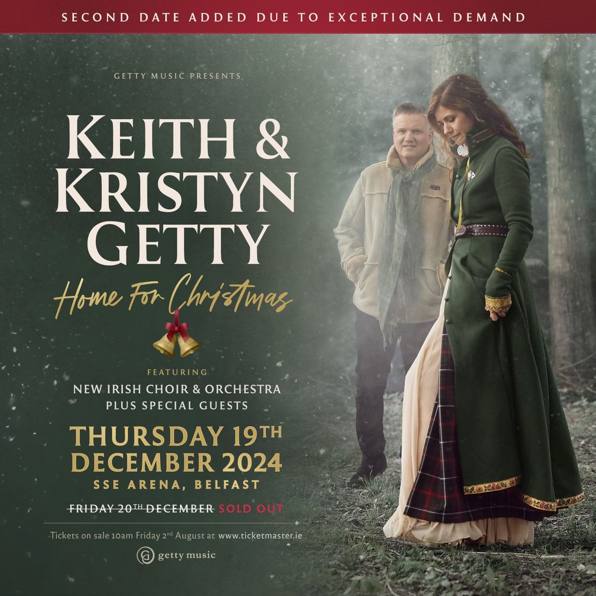 Keith & Kristyn Getty @ SSE Arena SECOND DATE 