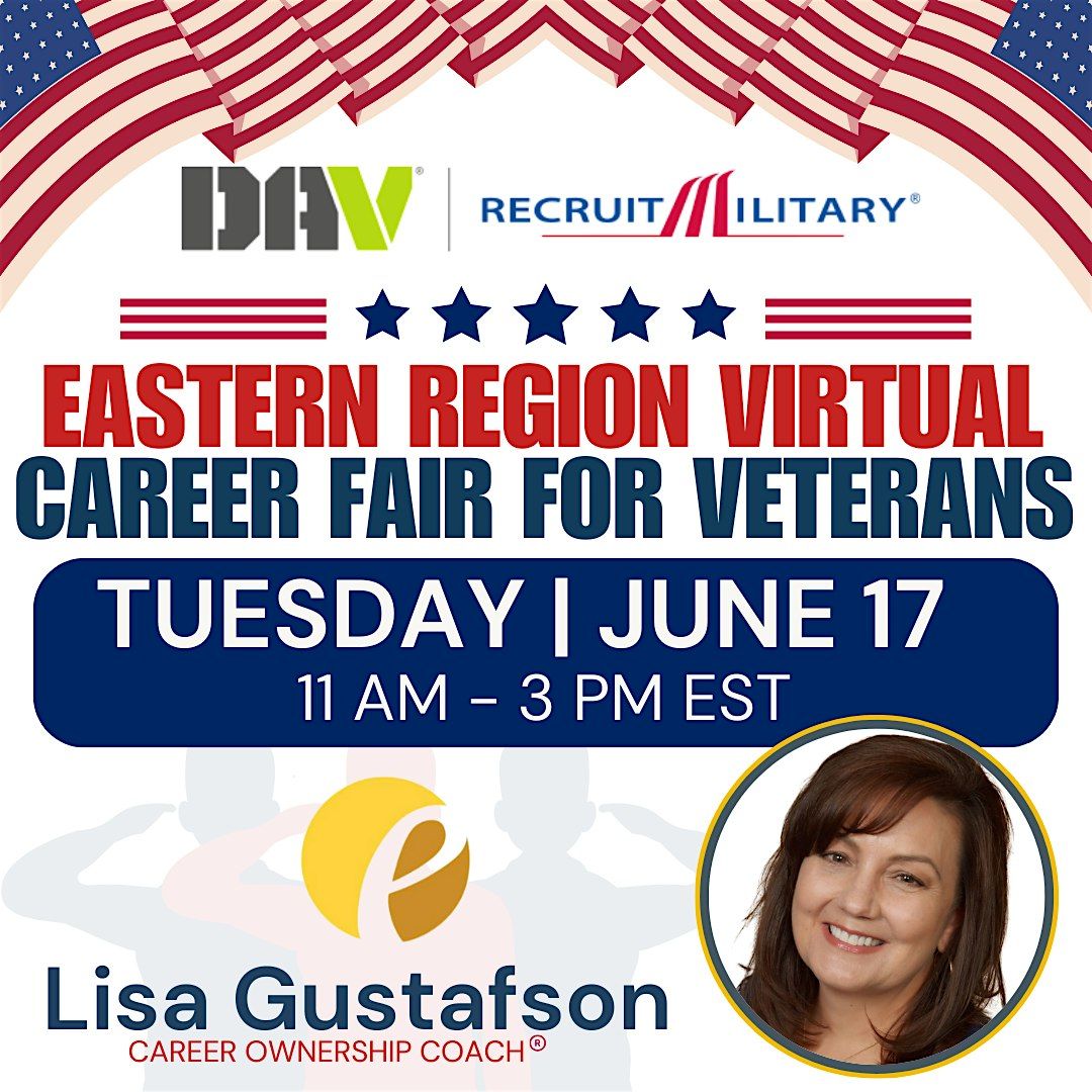 Eastern Region Virtual Career Fair for Veterans