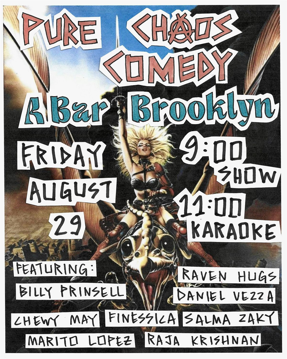 Pure Chaos Comedy at A Bar Brooklyn