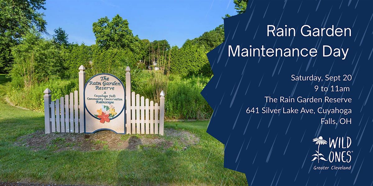 Rain Garden Maintenance Day