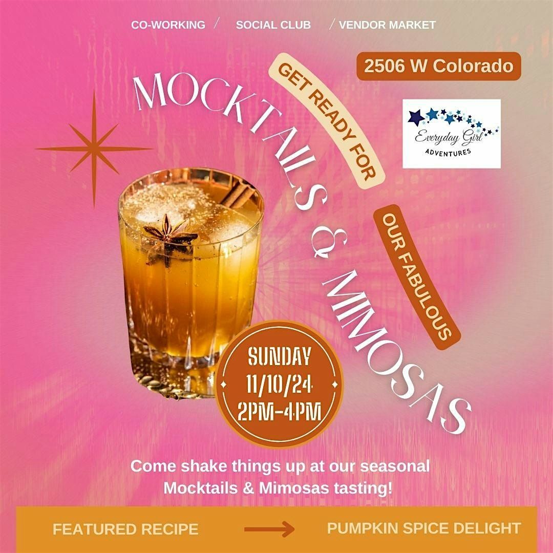 Mocktails and Mimosas Workshop!