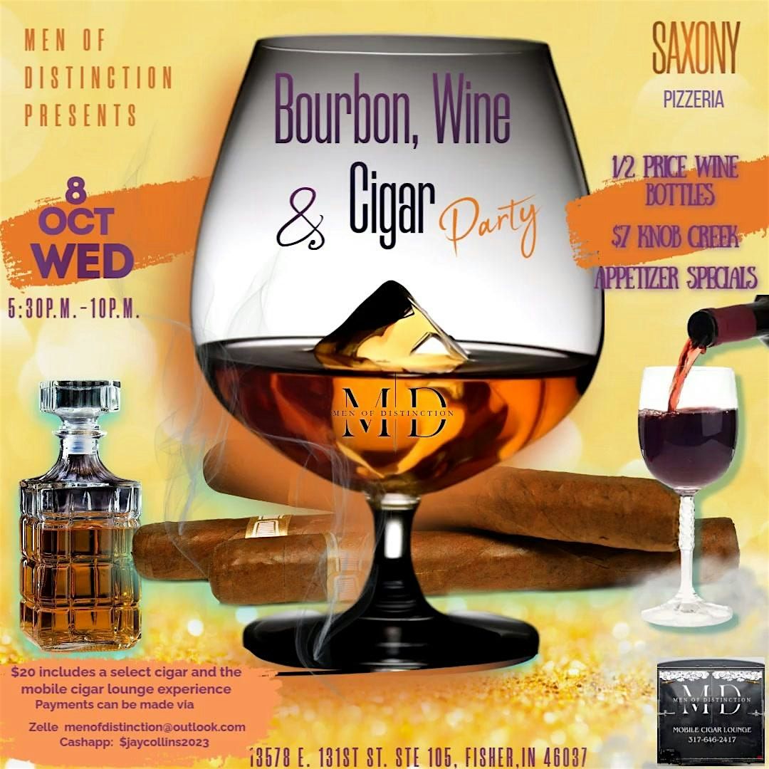 Men of Distinction Mobile Cigar Lounge Presents Bourbon, Wine & Cigars