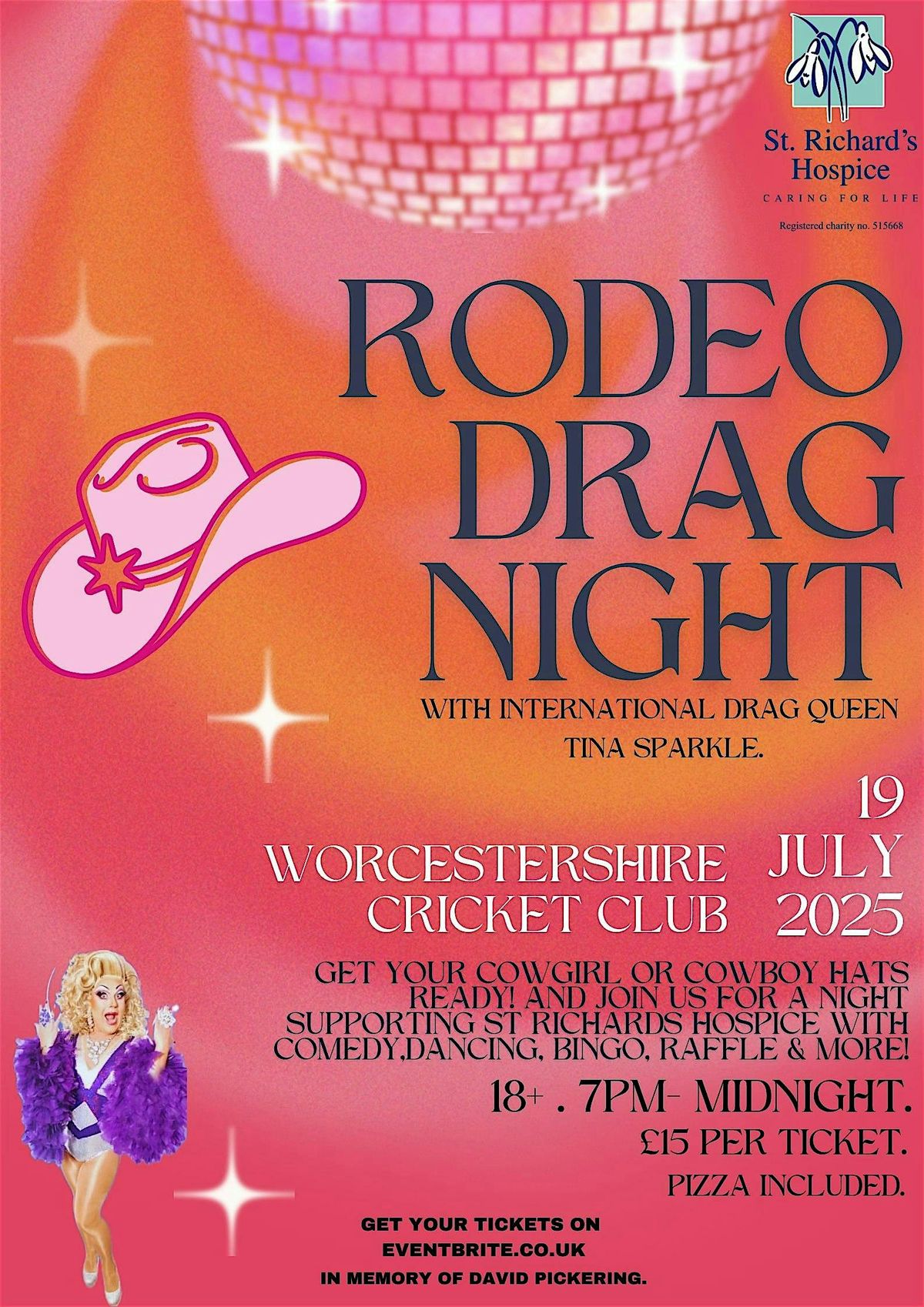 RODEO DRAG NIGHT FOR ST RICHARD\u2019S HOSPICE