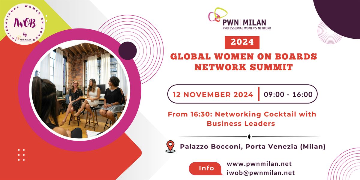 Global Women on Boards Network Summit by PWN Milan