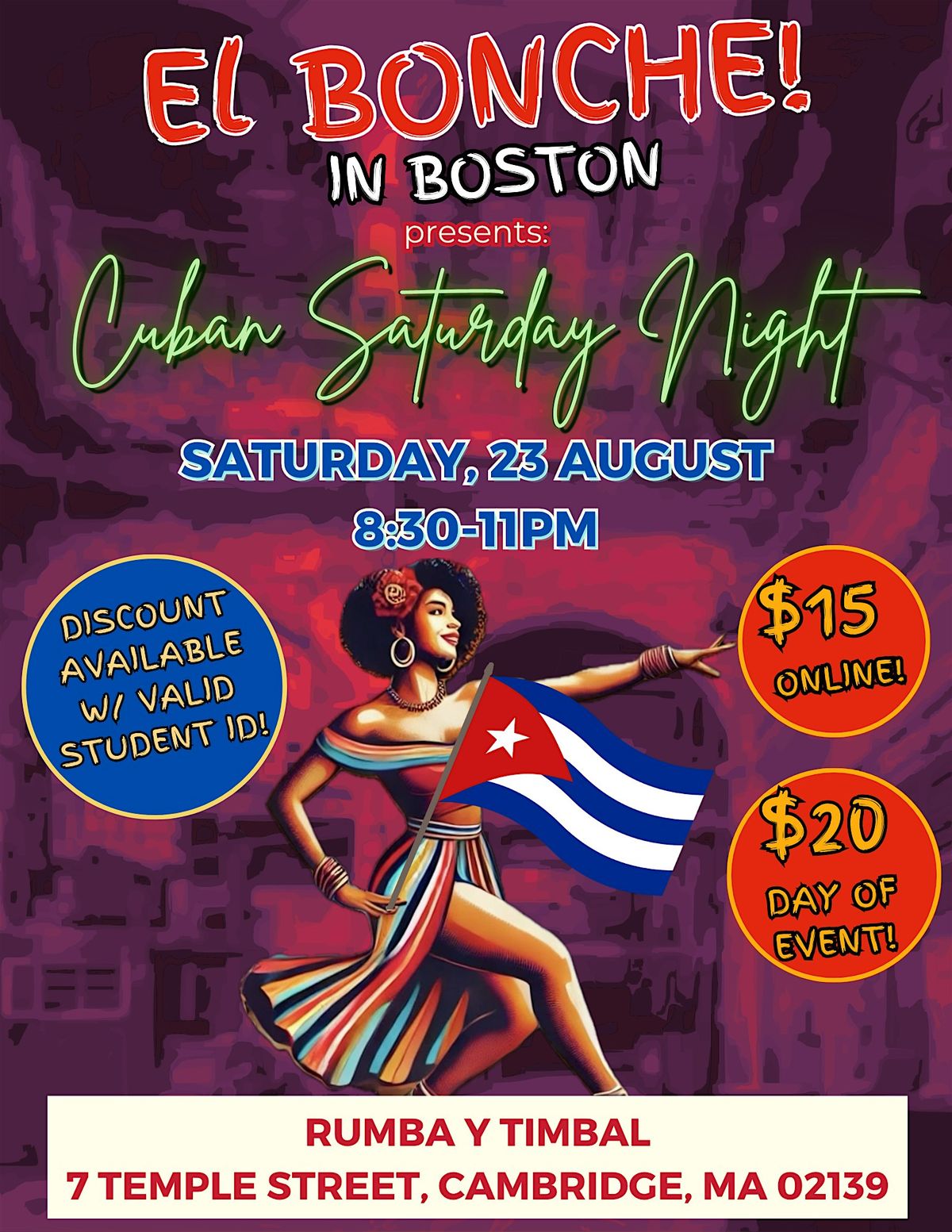 El Bonche in Boston - August Edition!