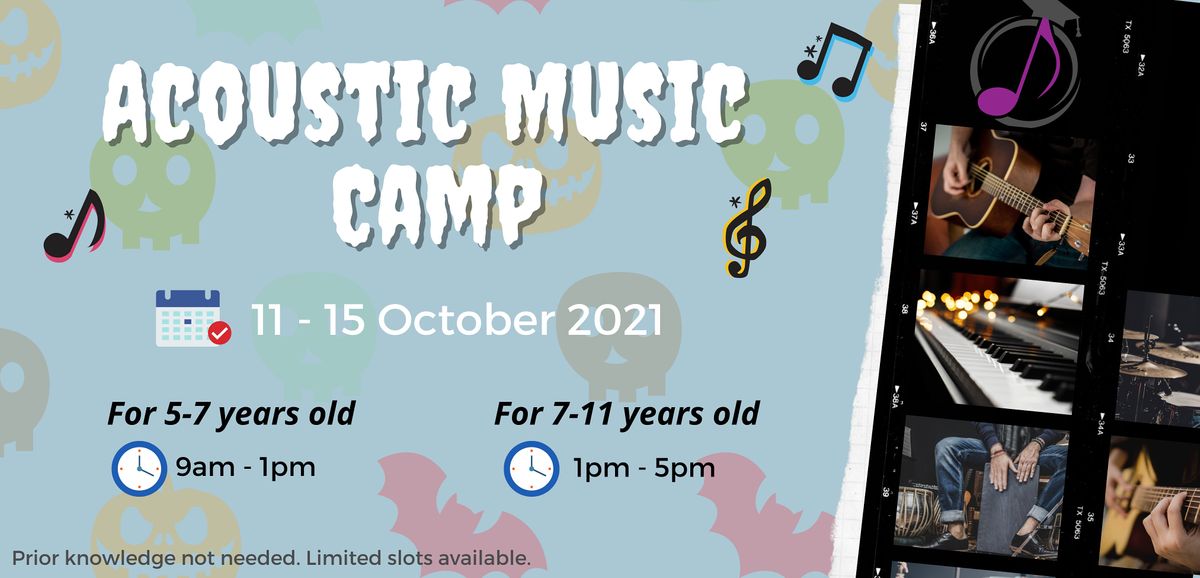 October Acoustic Music Camp (for 7-11 years old)