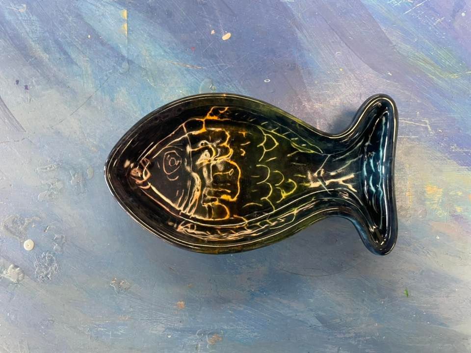 Rainbow Fish - Paint Technique Class