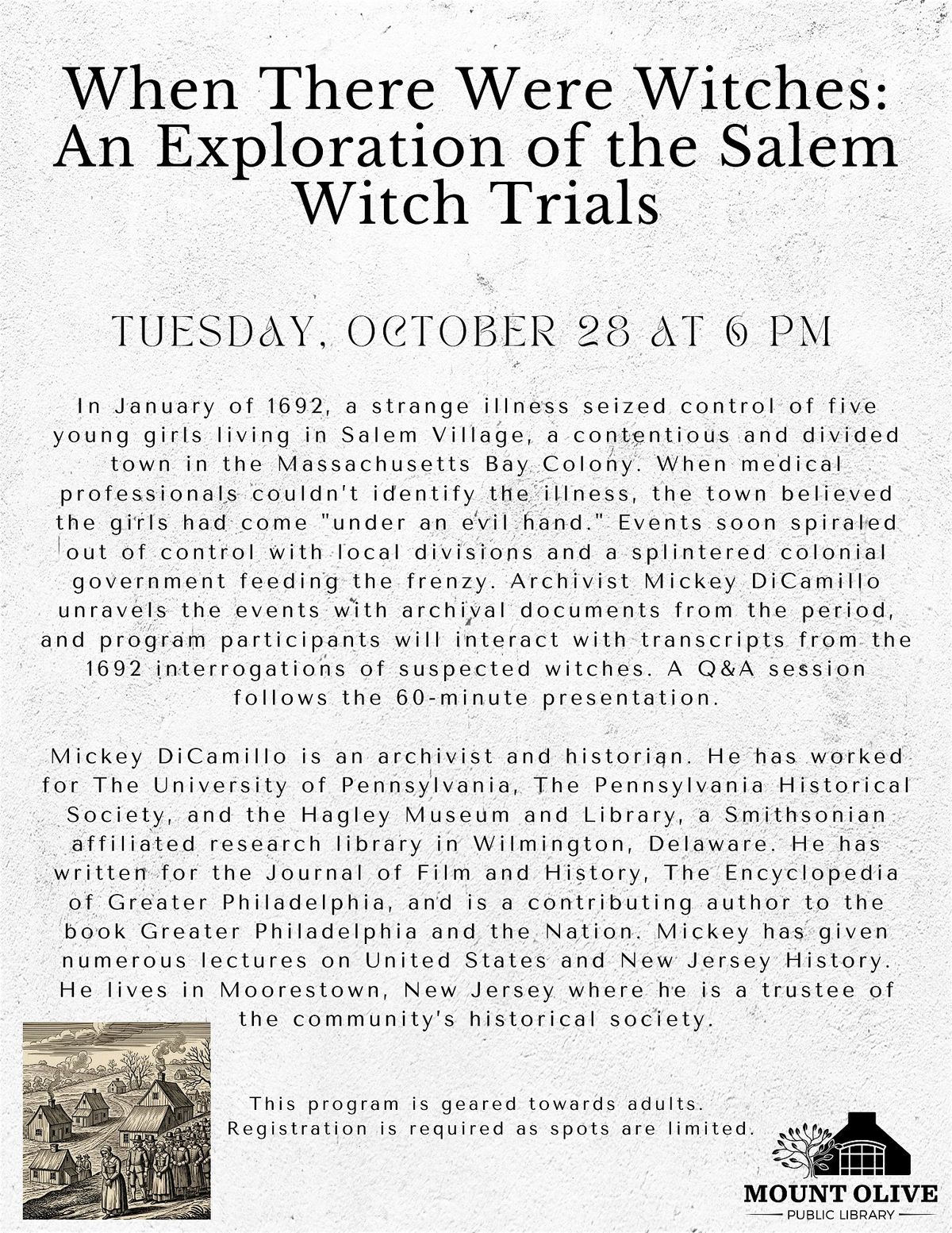 When There Were Witches: An Exploration of the Salem Witch Trials