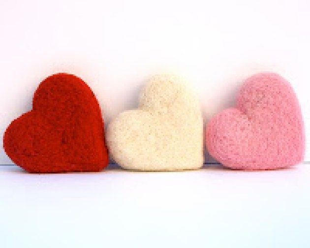 NEEDLE FELTING: Valentine's Day Hearts!