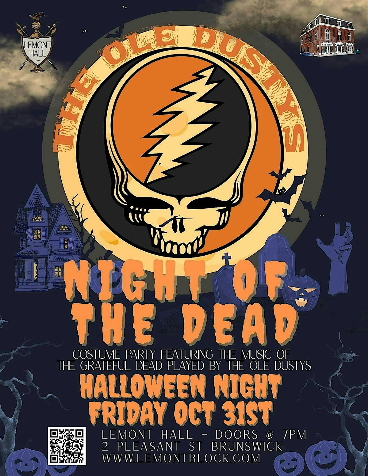 Night of the Dead - Halloween Costume Party featuring Grateful Dead music