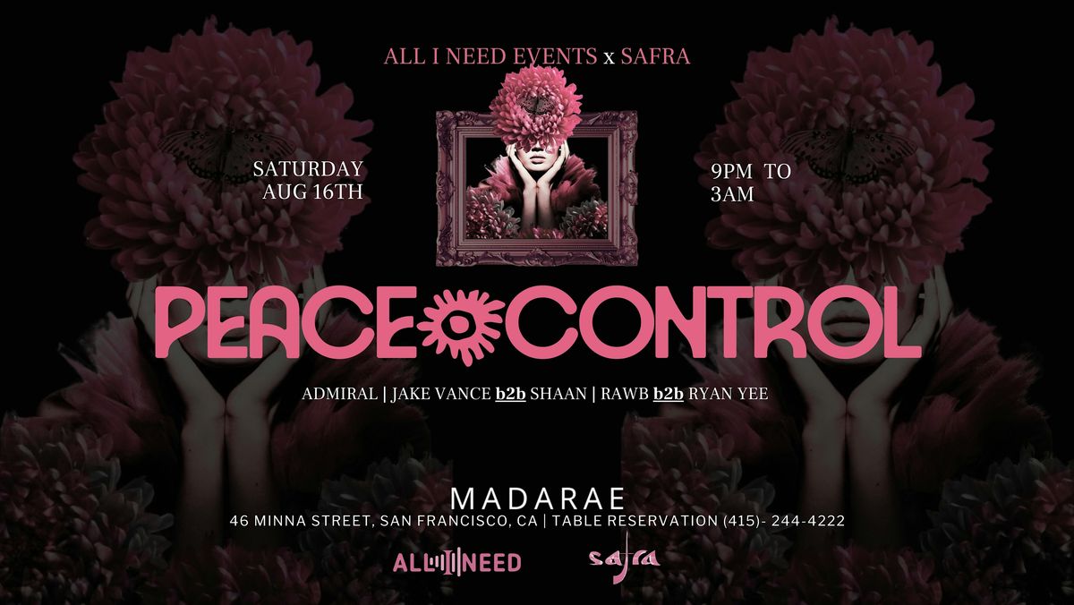 PEACE CONTROL[ AFRO HOUSE] at Madarae