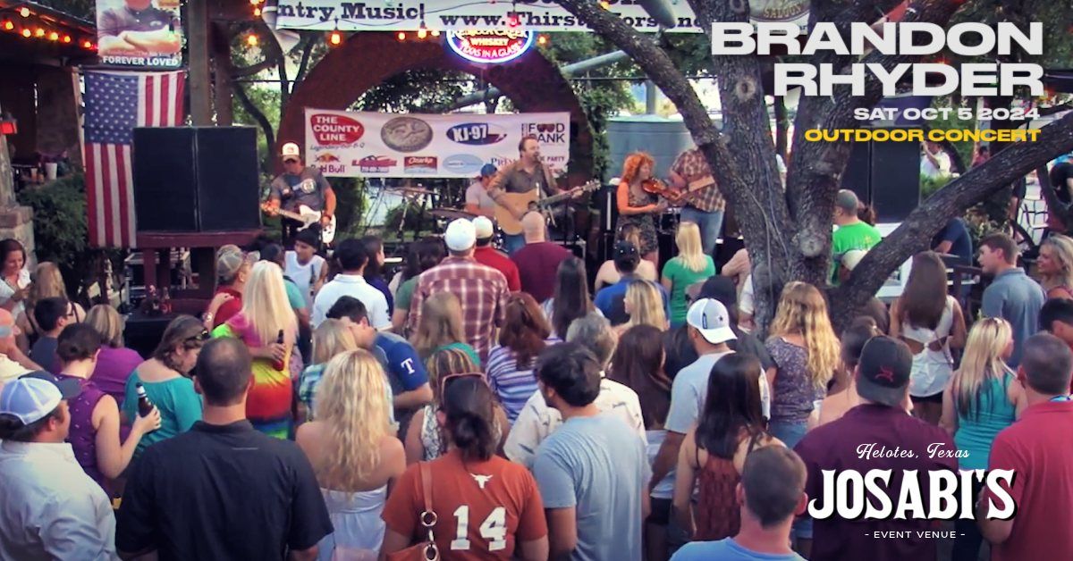 Brandon Rhyder - Outdoor Concert in Helotes