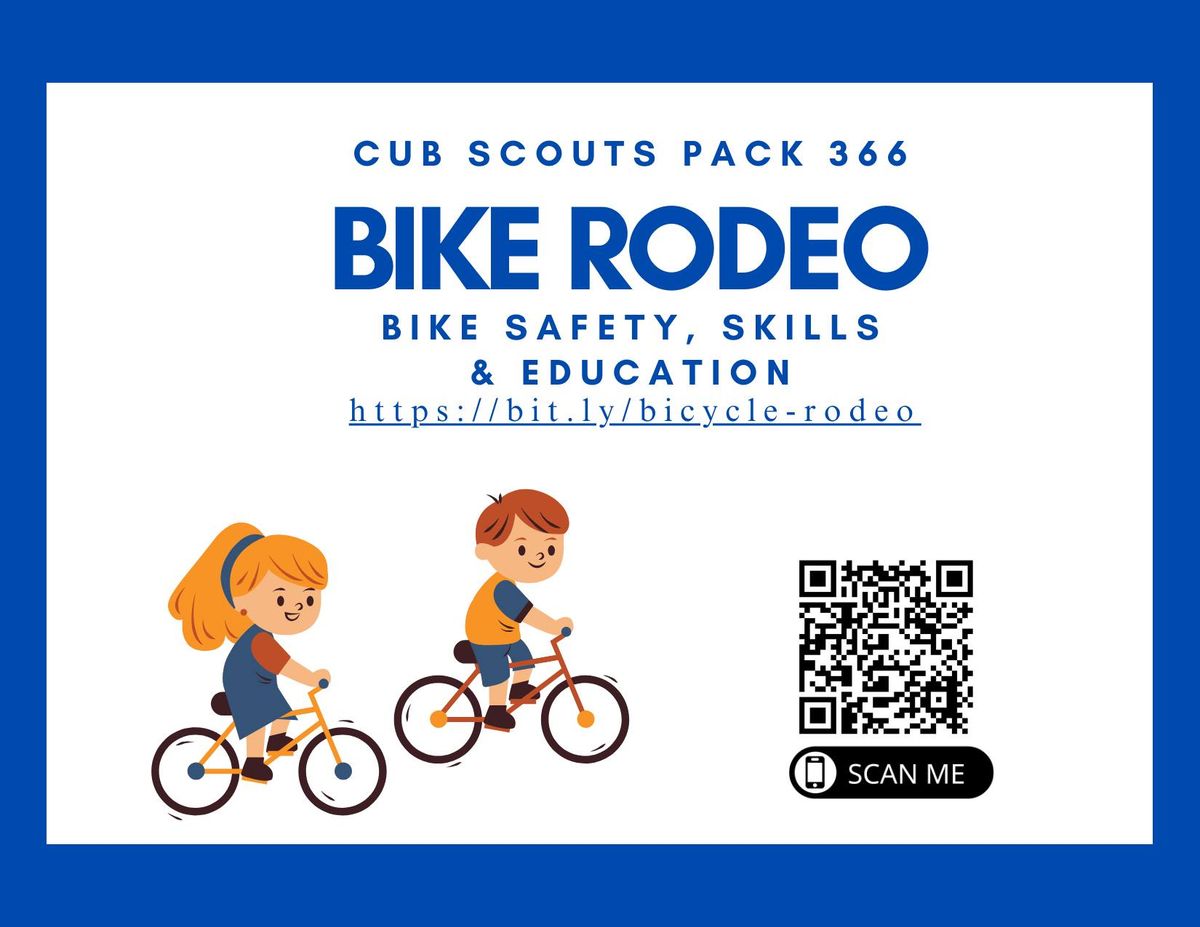 Cub Scout Pack 366 Bike Rodeo