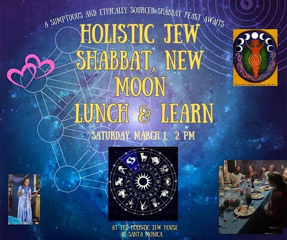 New Moon  (Rosh Hodesh Adar) Shabbat Lunch and Moon Circle