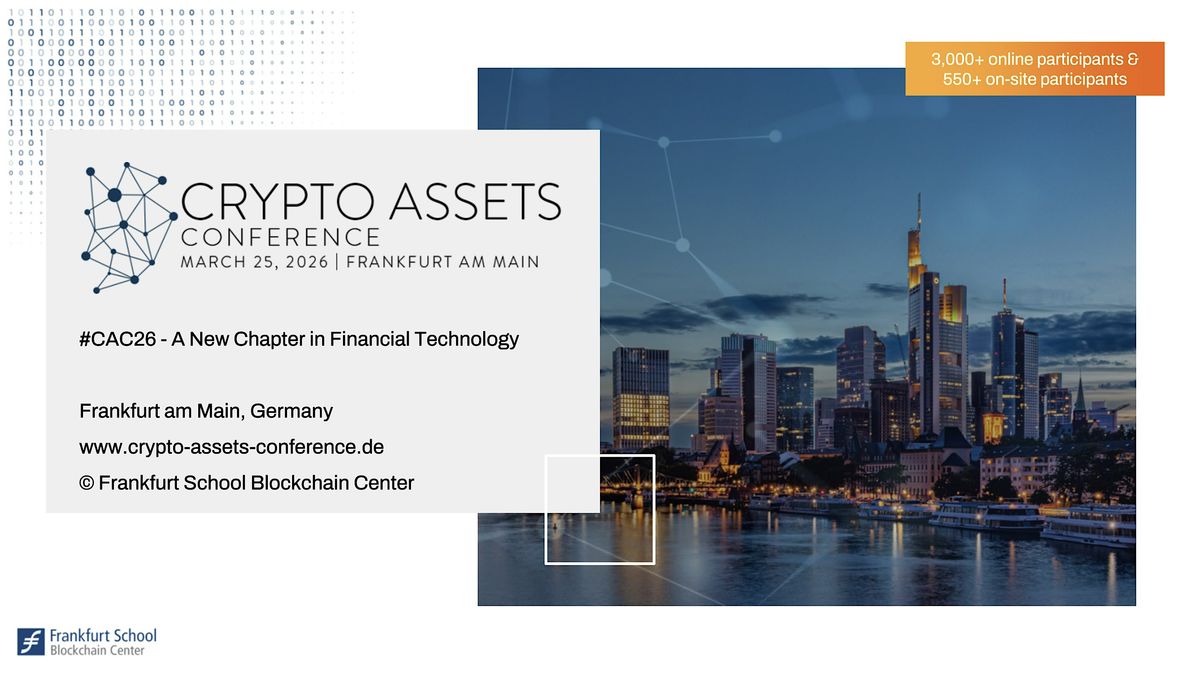CRYPTO ASSETS CONFERENCE 2026 - #CAC26