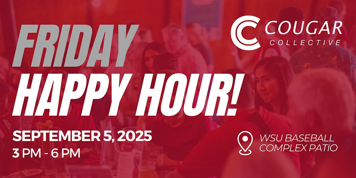 Cougar Collective Friday Happy Hour - September 5