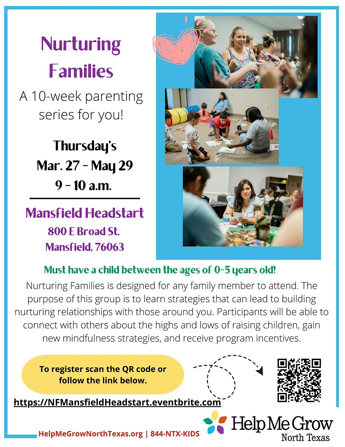 Face to Face Nurturing Families - Mansfield Headstart