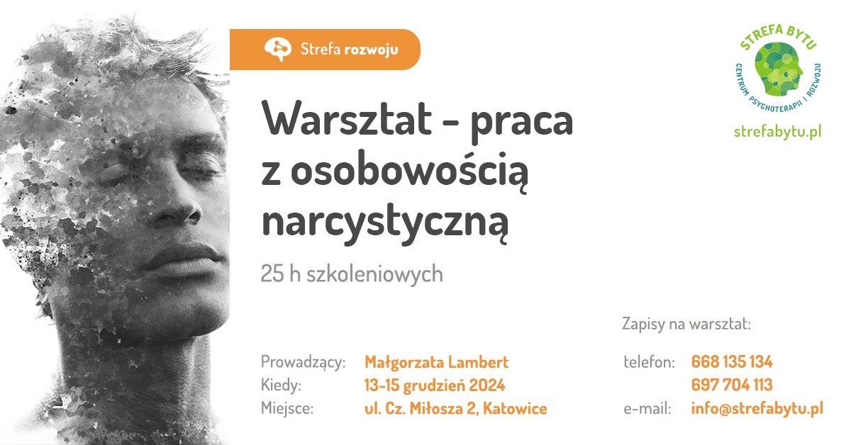 Warsztat - praca z osobowo\u015bci\u0105 narcystyczn\u0105