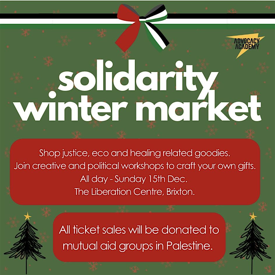 The Advocacy Academy's Solidarity Winter Market