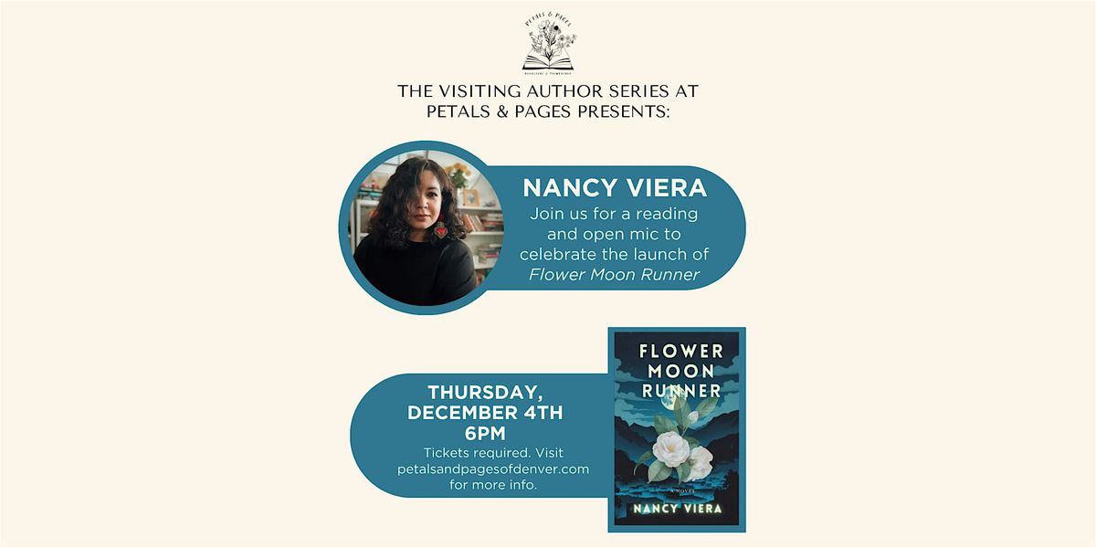 The Visiting Author Series at Petals & Pages Presents: Nancy Viera