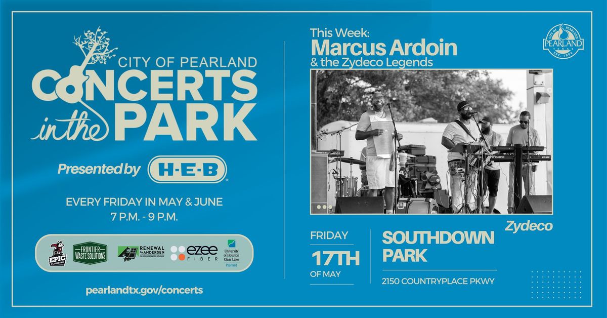 Concerts in the Park Presented by HEB- Marcus Ardoin & the Zydeco Legends