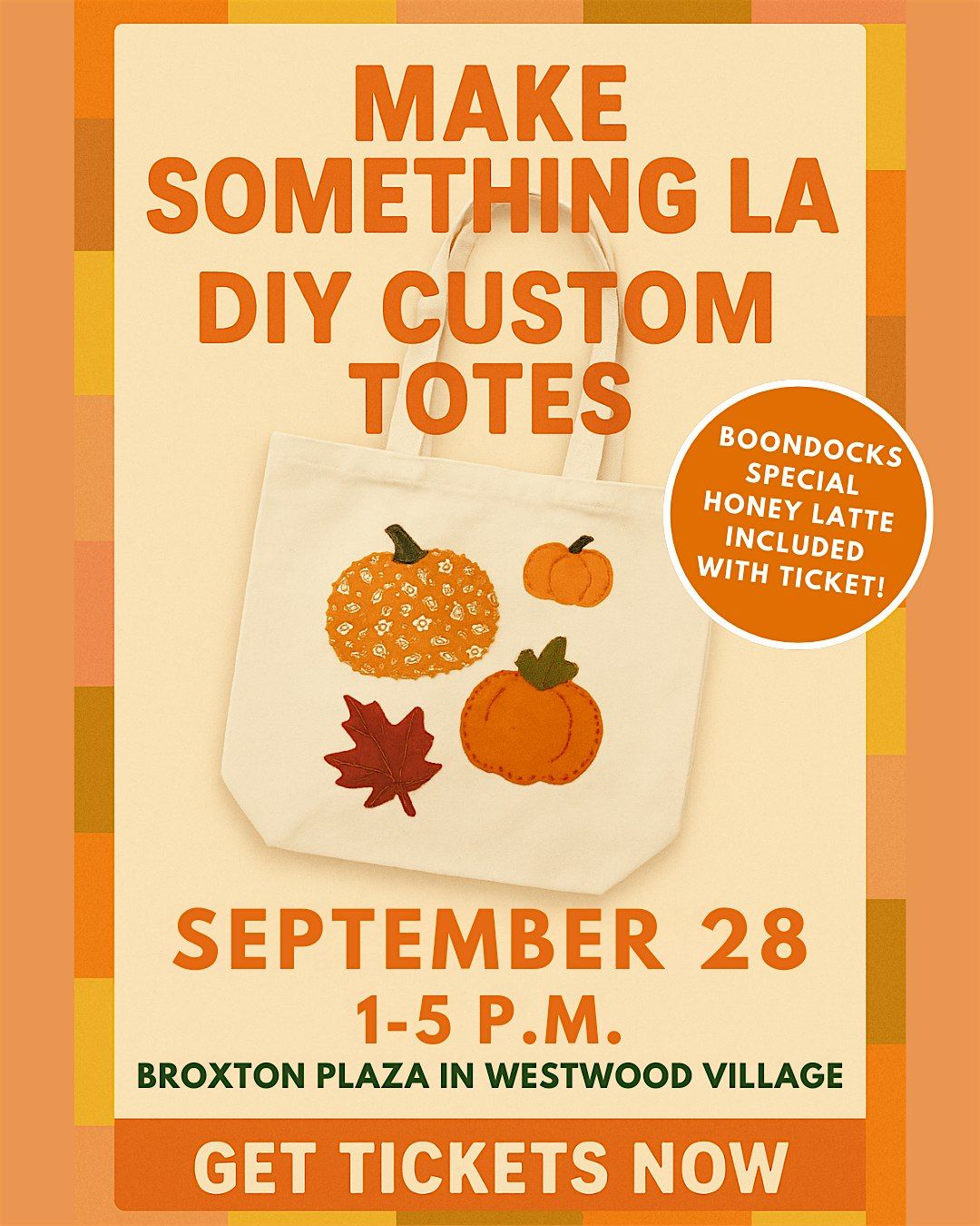 DIY Custom Totes - Make Something LA September