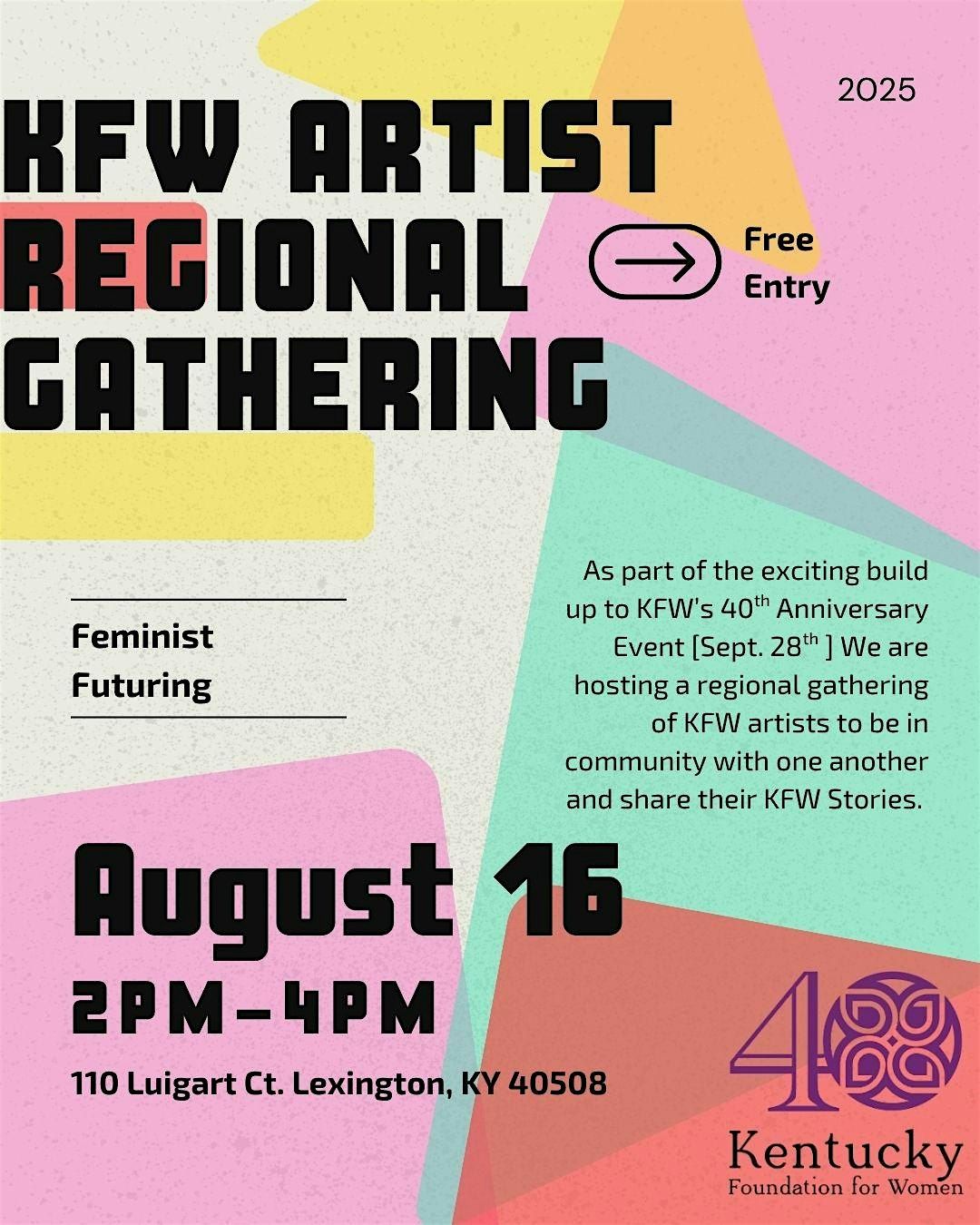 KFW Regional Artist Gathering: Lexington