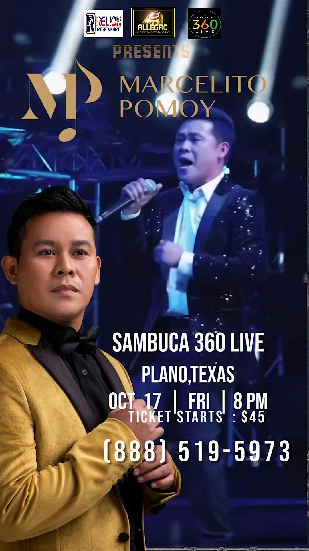 Marcelito Pomoy Live in Dallas, TX