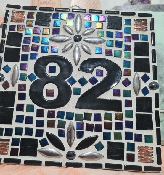 Mosaic House Number Workshop