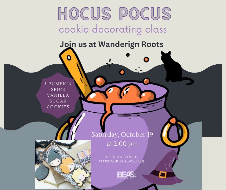 Hocus Pocus Cookie Decorating Class.  SOLD OUT!