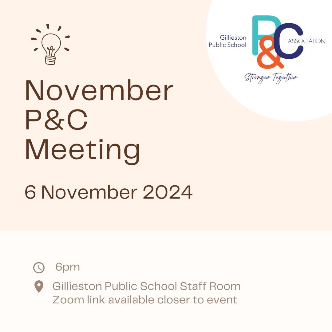 Gillieston Public School P&C Meeting